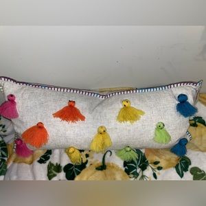 Halloween Ghost tassel pillow